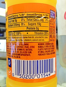 Sunny Delight ingredients - Home
